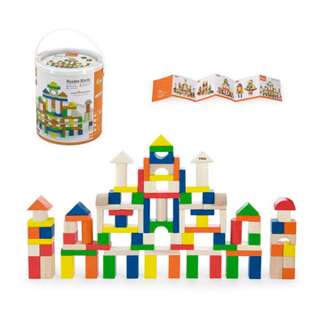 Kid'oh Építőelemek vödörben - 100 db.