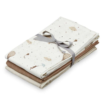 Cam Cam Copenhagen Stofble - 3-pak - GOTS - Mix Dreamland/Camel/Lys Sand 