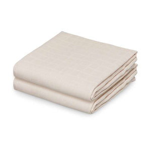 Cam Cam Copenhagen Muslin cloths - 2-pack - GOTS - Almond