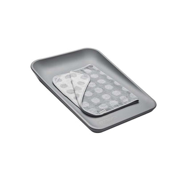 Leander Matty™ matelas à langer avec topper - Gris perle 