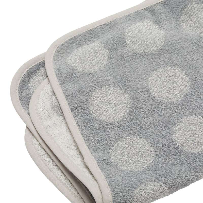 Leander Tops for changing pad - Dots - Organic - Cool Grey 