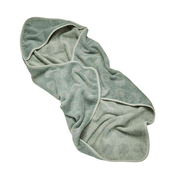 Leander Hoodie Bath Towel - Sage Green 