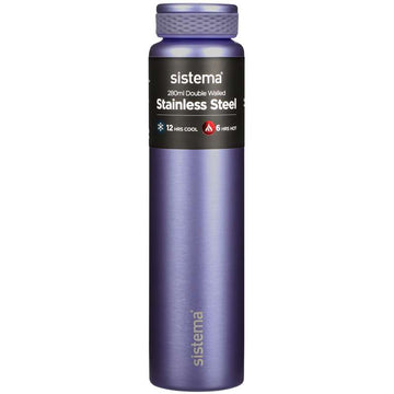 Sistema Termoska - Nerezová ocel - 280ml - Fialová 