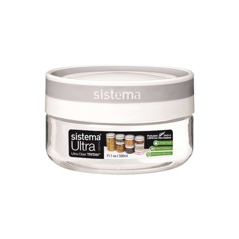 Sistema Αποθήκευση τροφίμων - Tritan Ultra - Στρογγυλό - 330ml - Λευκό 