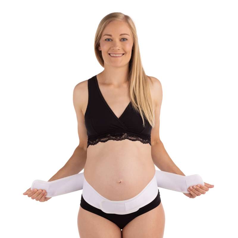 Adjustable Velcro Maternity Support Belt - white 