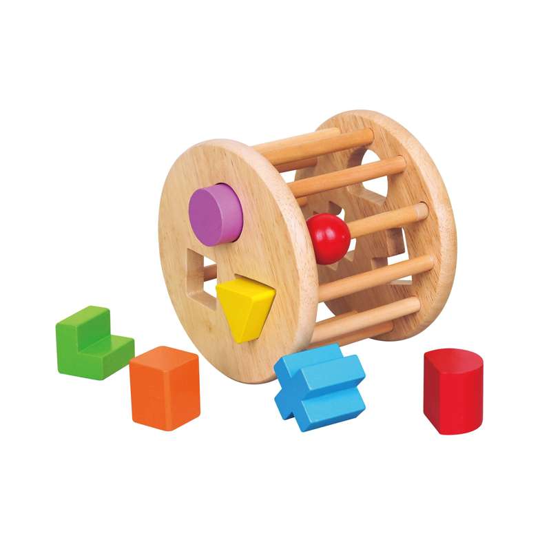 Kid'oh Играчка за дърпане кръгла кутия за пускане 