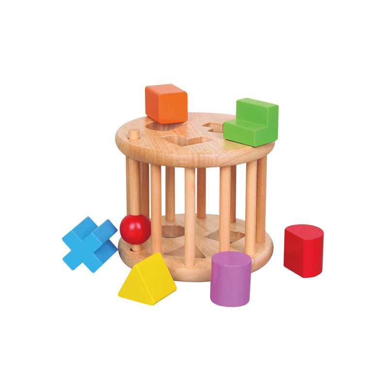 Kid'oh Toy for toddlers round shape sorting box 