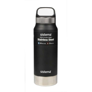 Sistema Bottiglia termica - Acciaio inox - 650ml - Nero 