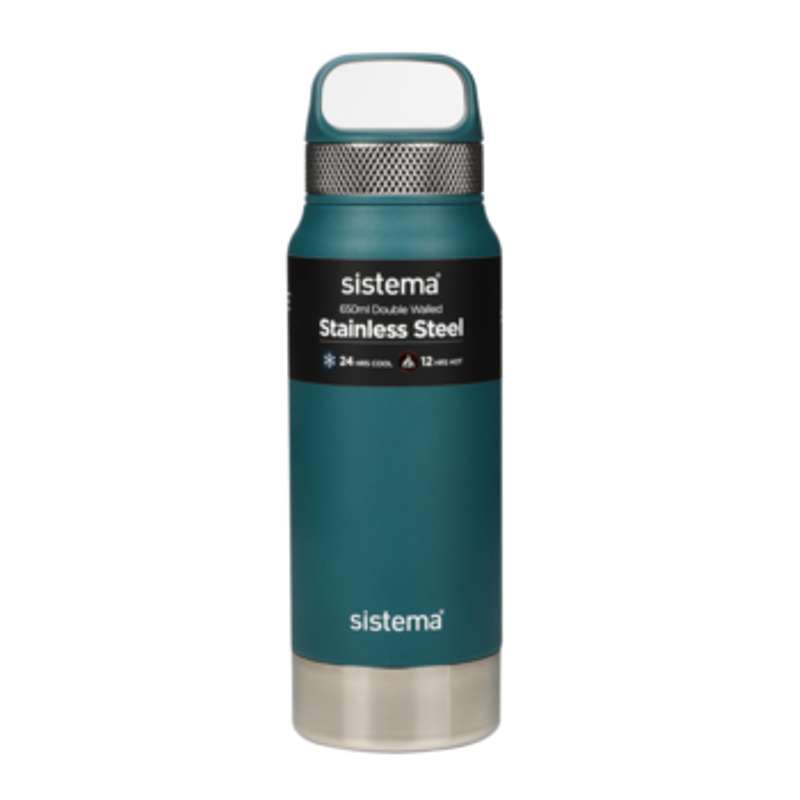 Sistema Termo steklenica - Nerjaveče jeklo - 650ml - Temno teal 