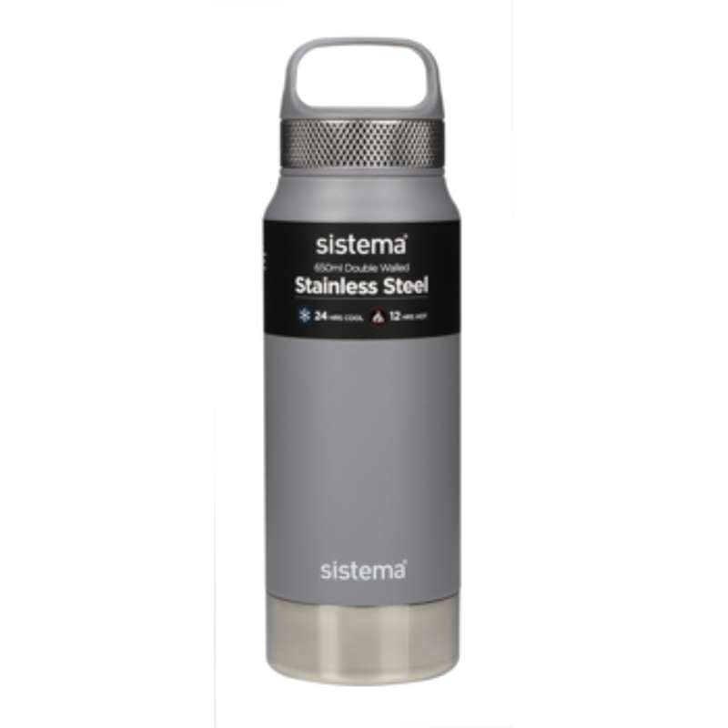 Sistema Termos - Stal nierdzewna - 650ml - Szary 