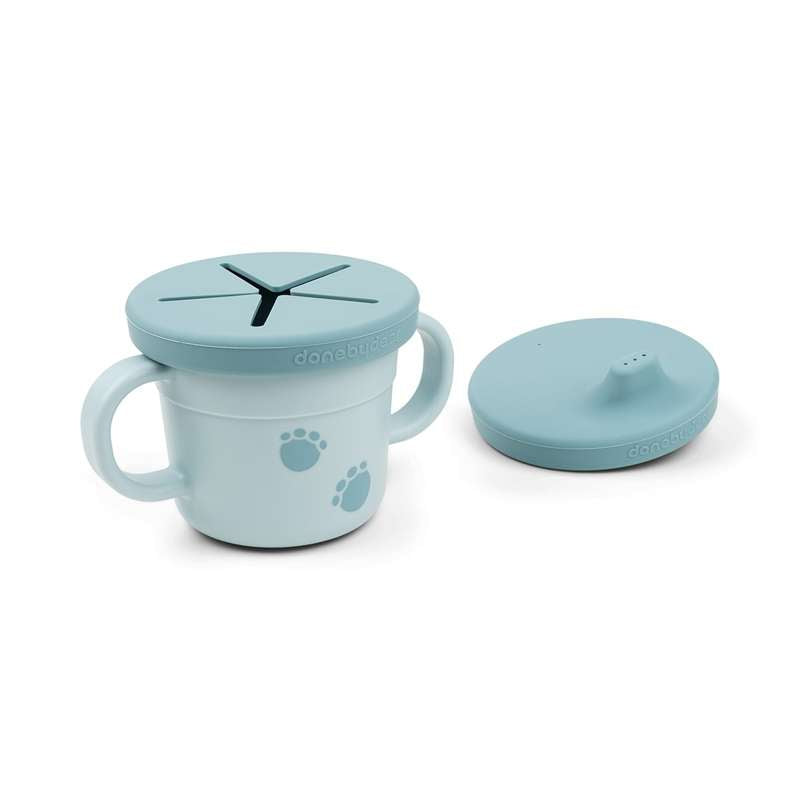 Done By Deer Foodie Tud/snack cup Set - Elphee Blue 