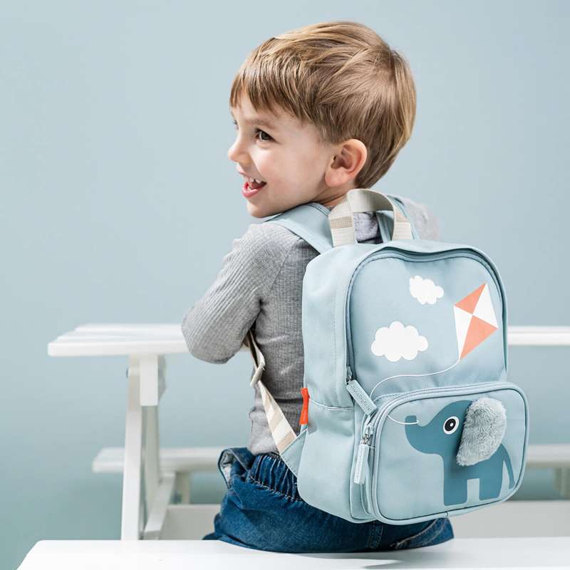 Done By Deer Children's backpack in Canvas - Elphee - Blue 