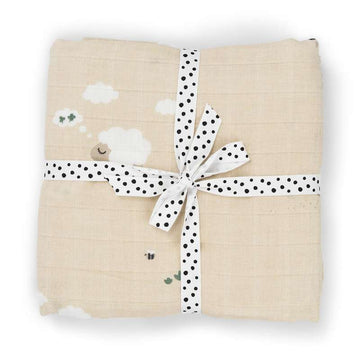 Done By Deer Baby Swaddles - Tiny Farm - Sand 