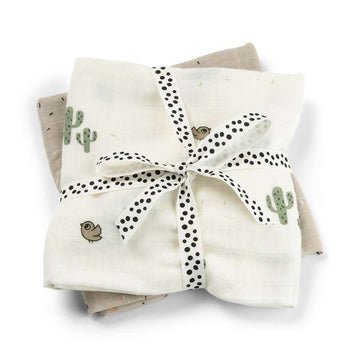 Done By Deer Tekstilbleier - 2 stk. - Lalee - Sand 