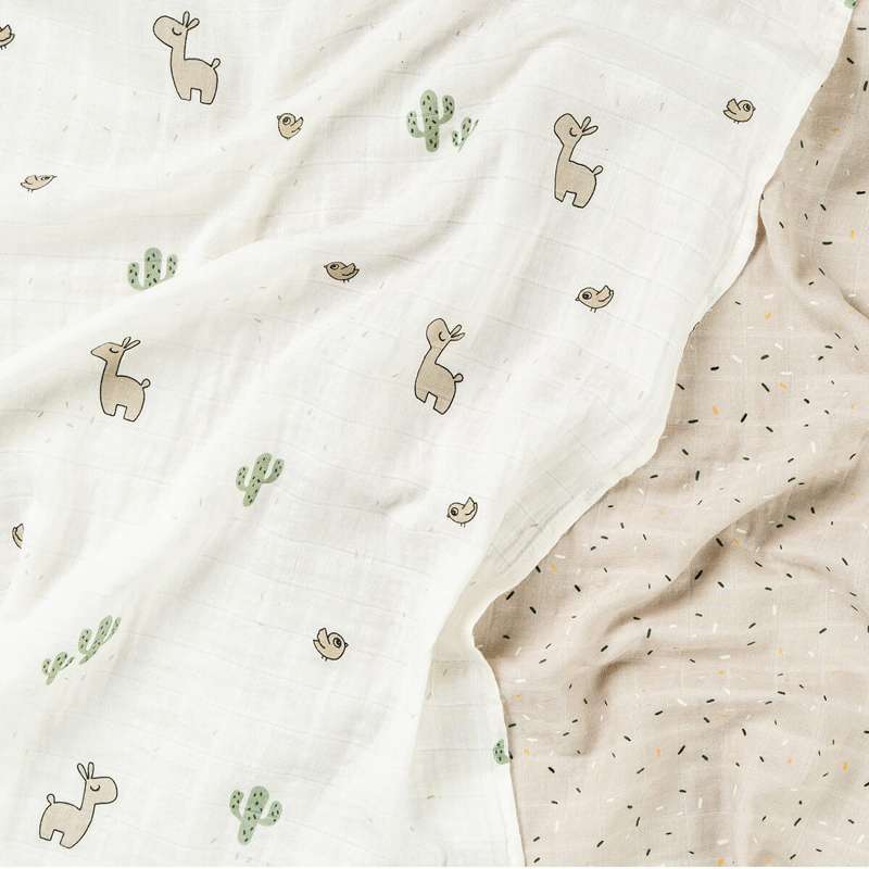 Done By Deer Tekstilbleier - 2 stk. - Lalee - Sand 