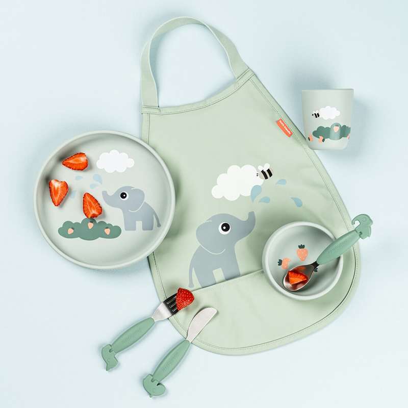 Done by Deer Pull-over Bavoir - Elphee - Vert 