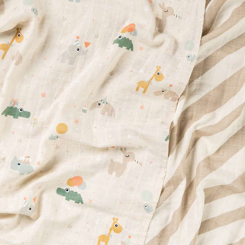 Done By Deer Cloth Diapers - 2 pcs. - Celebration - Sand 