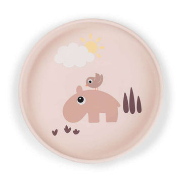 Done by Deer Stick & Stay Farfurie - Silicon - Loc de joacă - Pudră 