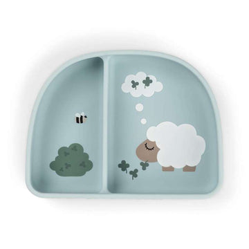 Done By Deer Stick & Stay Ciotola Divisa - Tiny Farm Blu 