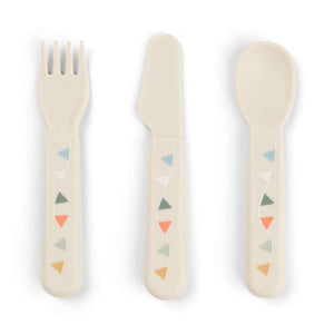 Done by Deer Foodie Cutlery Set - Celebration - Sand 