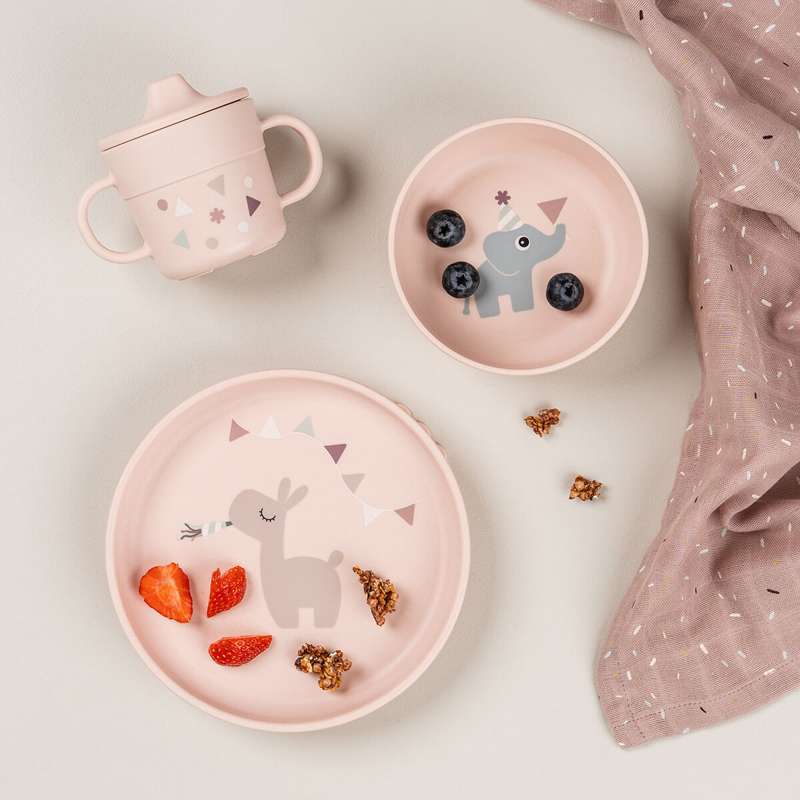 Done by Deer Foodie spisesett m. Sugkop - Feiring - Pudder 