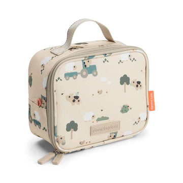 Done by Deer Small Thermo Cooler Bag - Tiny Farm - 2.8L - Sand 