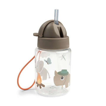 Done by Deer Juomapullo, jossa pilli - Tiny Trails - 280 ml - hiekka 