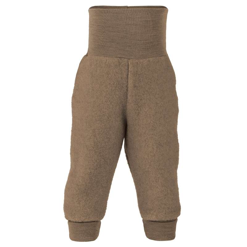 Engel Natur Baby Broek - Wol Fleece - Walnoot Melange 