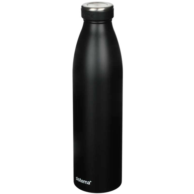 Sistema Termo boca - Nehrđajući čelik - 750ml - Crna 