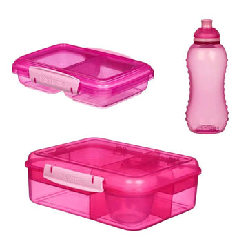 Sistema Lunch Pack 3 - Pink 