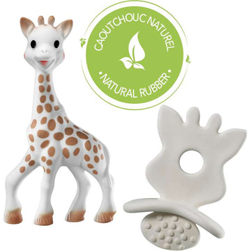 Sophie la Girafe So Pure Bidedyr 18 cm. i Natural Bidering 