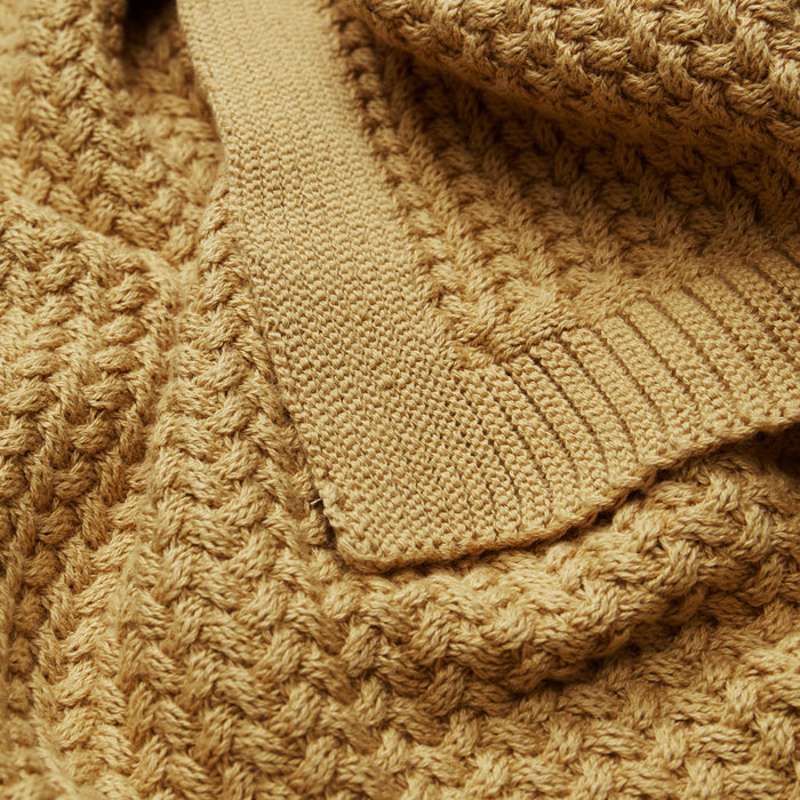 Cam Cam Copenhagen Harper Baby Knit Sweater - GOTS - Honey 