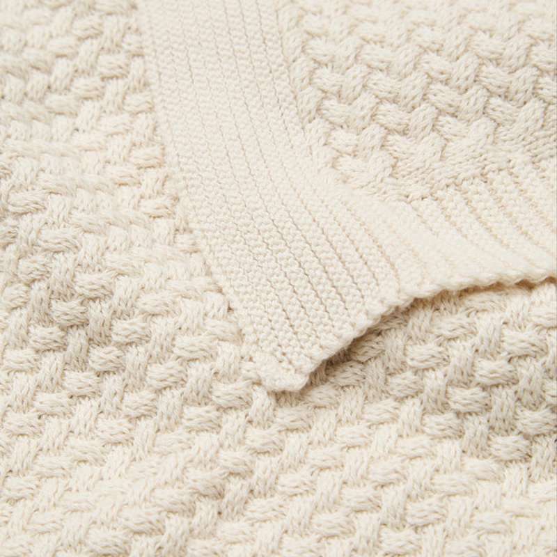Cam Cam Copenhagen Harper Baby Strickmütze - GOTS - Off White 