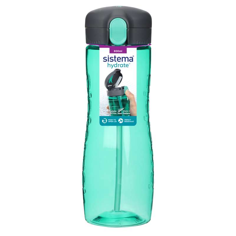 Sistema Sticlă de apă - Tritan Quick Flip - 800ml - Minty Teal 