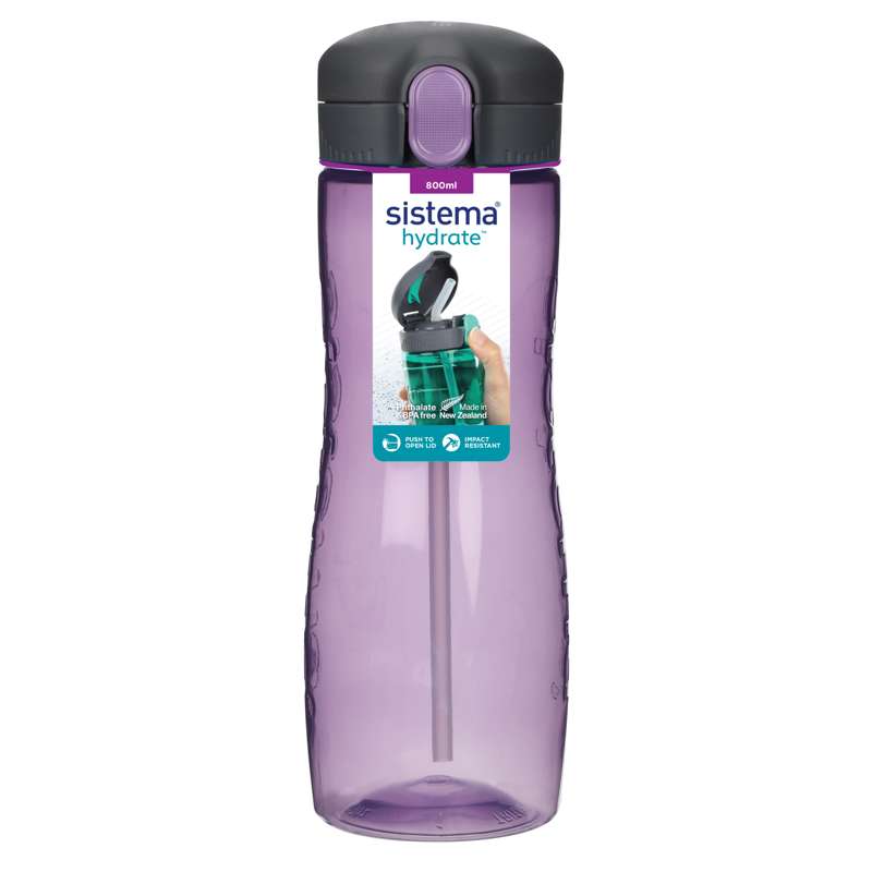 Sistema Bidon - Tritan Quick Flip - 800ml - Mglista Fiolet 