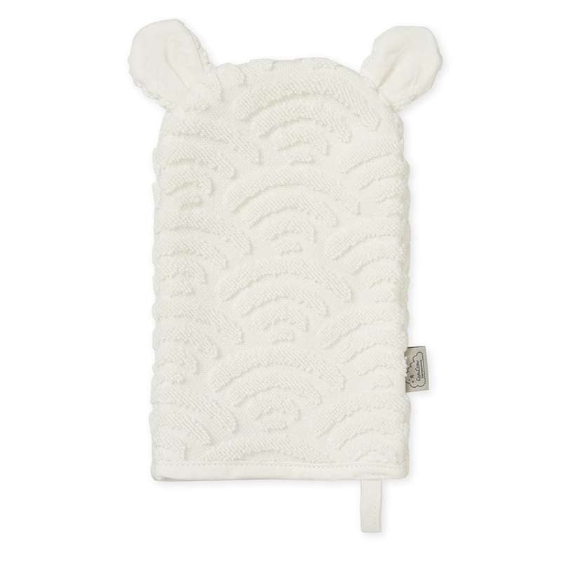 Cam Cam Copenhagen Washing glove with ears - GOTS - Off White 