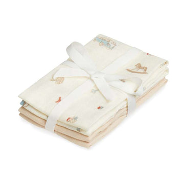 Cam Cam Copenhagen Ściereczki do prania - 4 szt. - GOTS - Vintage Toys 