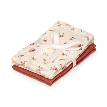 Cam Cam Copenhagen Waschlappen - 4er-Pack - GOTS - Mix - Beeren 
