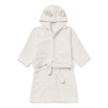 Cam Cam Copenhagen Bathrobe with hood and ears - 3-4 years - GOTS - Off White 