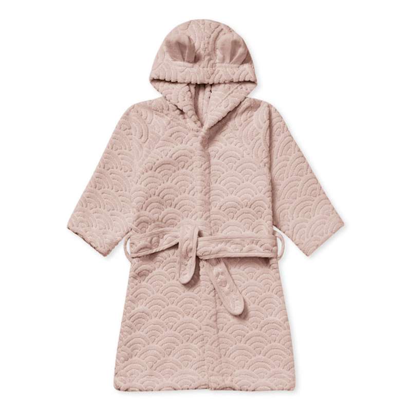 Cam Cam Copenhagen Badekåpe m. Hette og Ører - 3-4 år - GOTS - Dusty Rose 