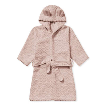 Cam Cam Copenhagen Bathrobe with Hood and Ears - 3-4 years - GOTS - Dusty Rose 