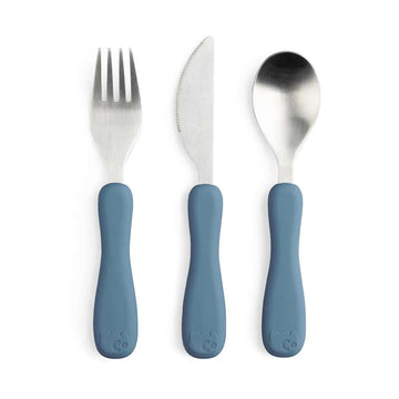 Sebra Cutlery - Silicone - Fanto - Nordic Blue 