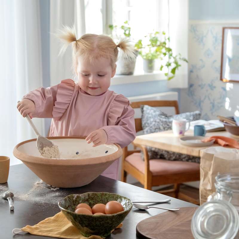 Sebra Hagesmak med ermer - blomsterrosa 