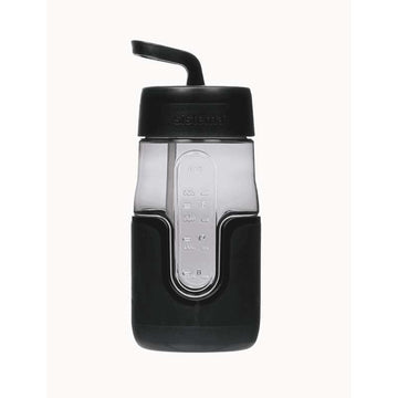 Sistema Φιάλη Flip Sipper Drikkedunk - 700ml - Μαύρη 