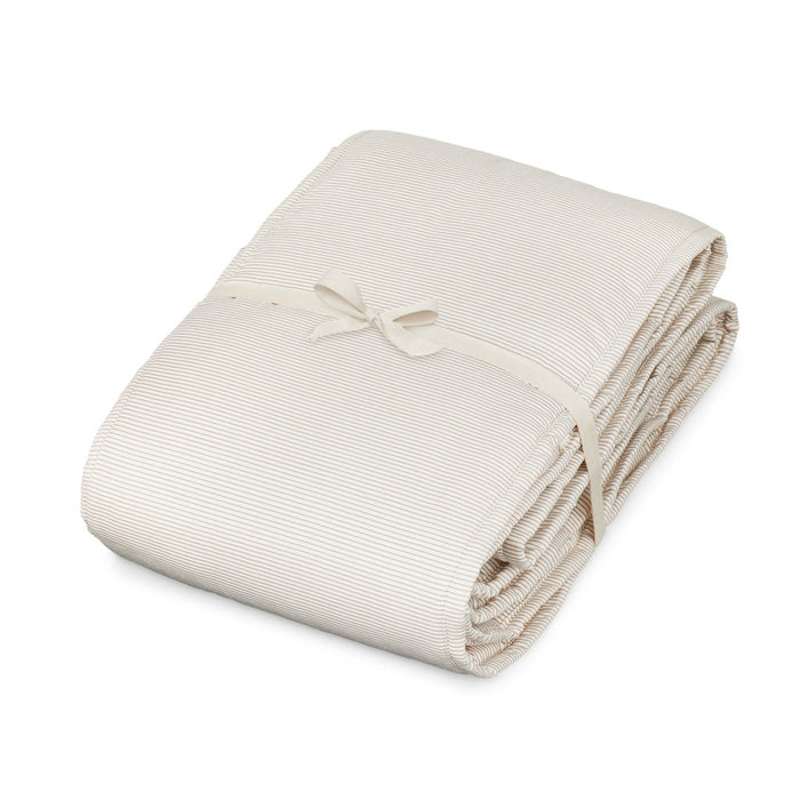 Cam Cam Copenhagen Perdea de pat - OCS - Dungi Clasice Culoare Camel 