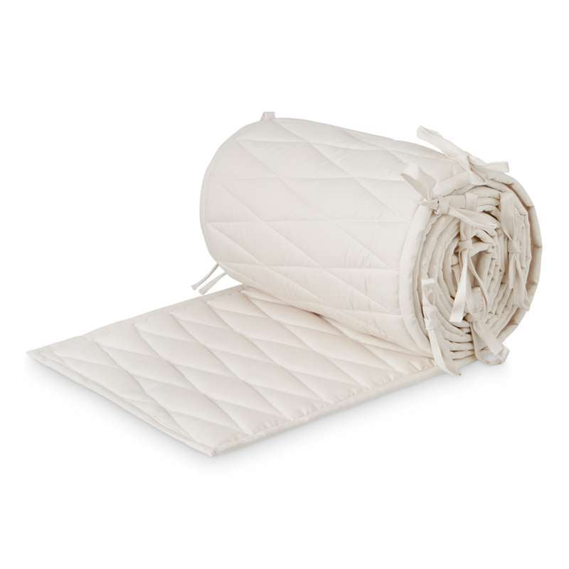 Cam Cam Copenhagen Protector de cuna - Arena clara 