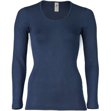 Engel Natur Women's Sweater - Wool/Silk - Navy 