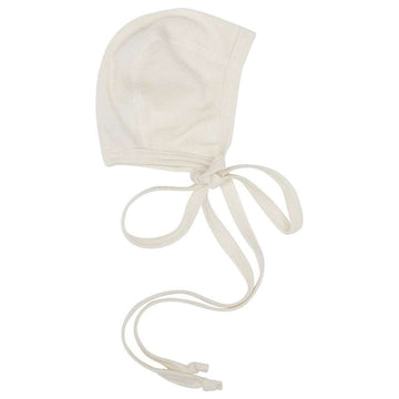 Engel Natur Czapka dla niemowląt - Wełna/Jedwab - Naturalny 