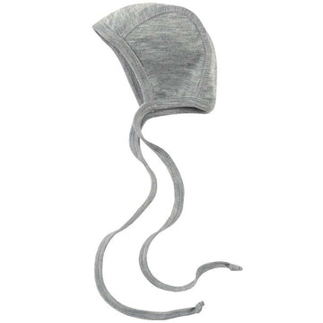 Engel Natur Baby hat - Wool/Silk - Grey Melange 