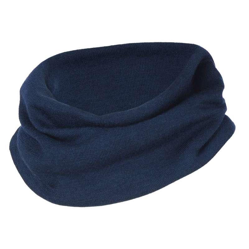 Engel Natur Neck warmer - Wool/Silk - Navy 